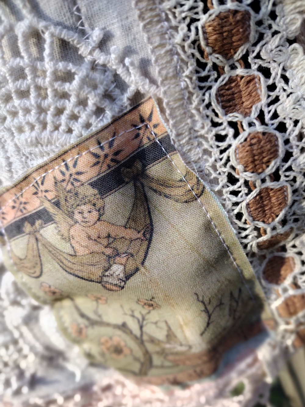 Boho Crochet Fringe Vest - Wearable Art - Picture 4 of 5